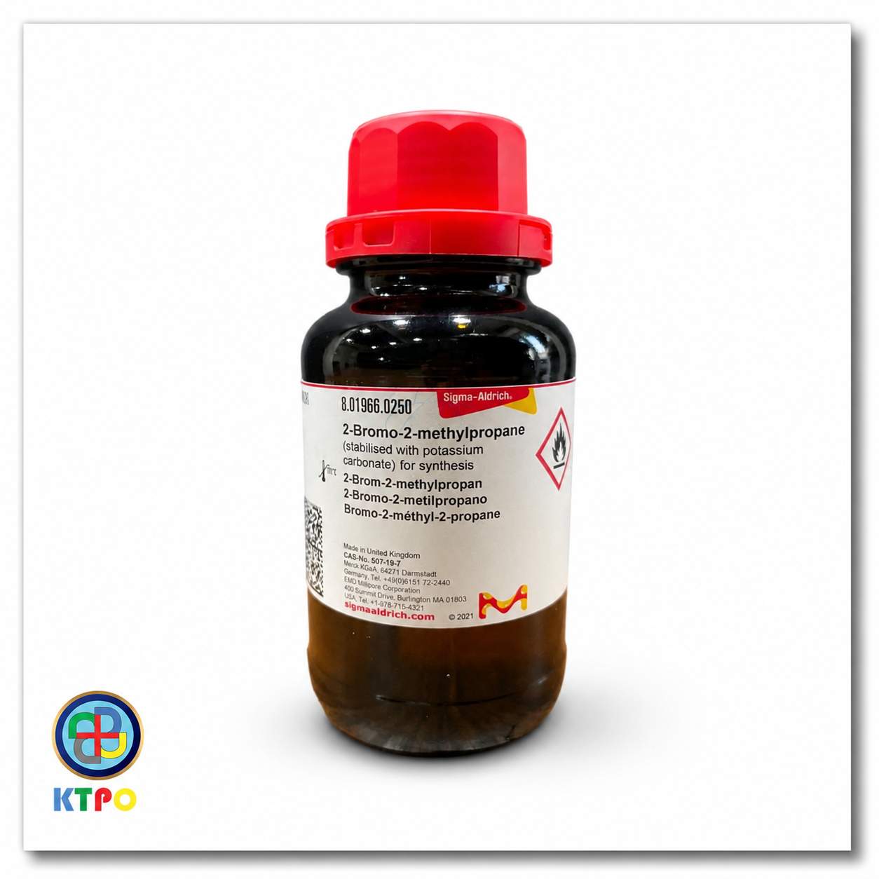 2-Bromo-2-methylpropane 2-برومو-2-متیل پروپان مرک